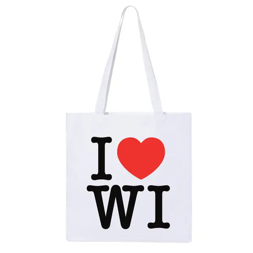 I Love / Heart Wisconsin Tote Bag | Shopping Bag