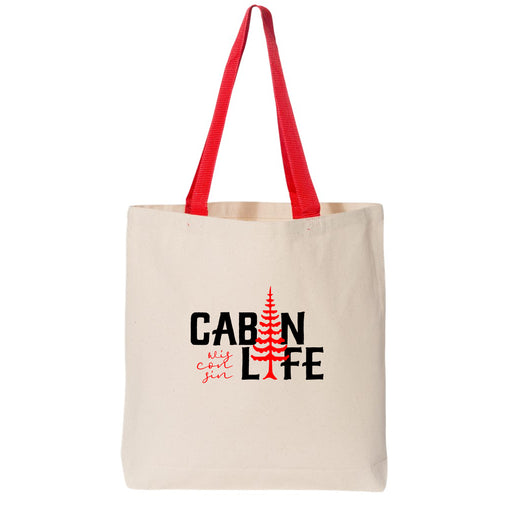 Cabin Life Wisconsin Tote Bag | Shopping Bag 11L