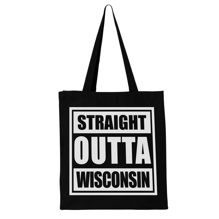Straight Outta Wisconsin Tote Bag | Shopping Bag 14L