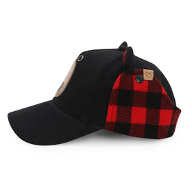 Bear Hat 3D Cap with Earflaps Kids Hat