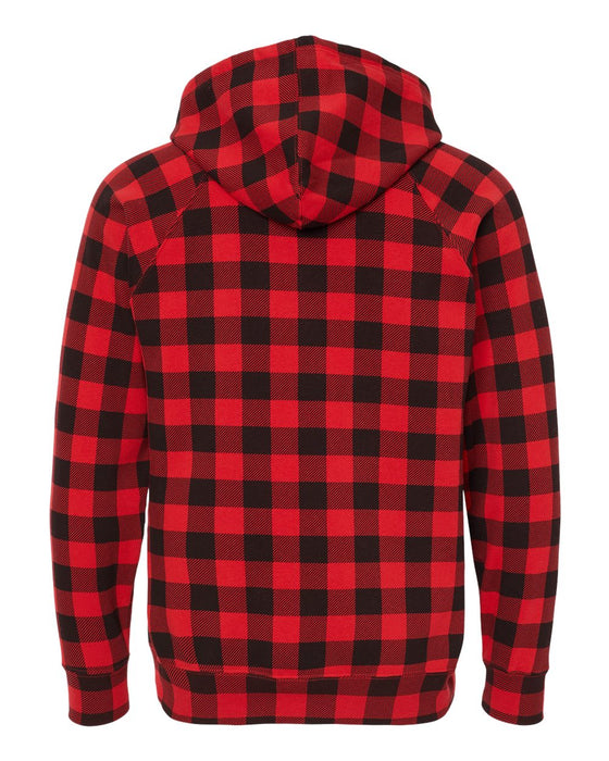 Classic Red Buffalo Plaid Hoodie