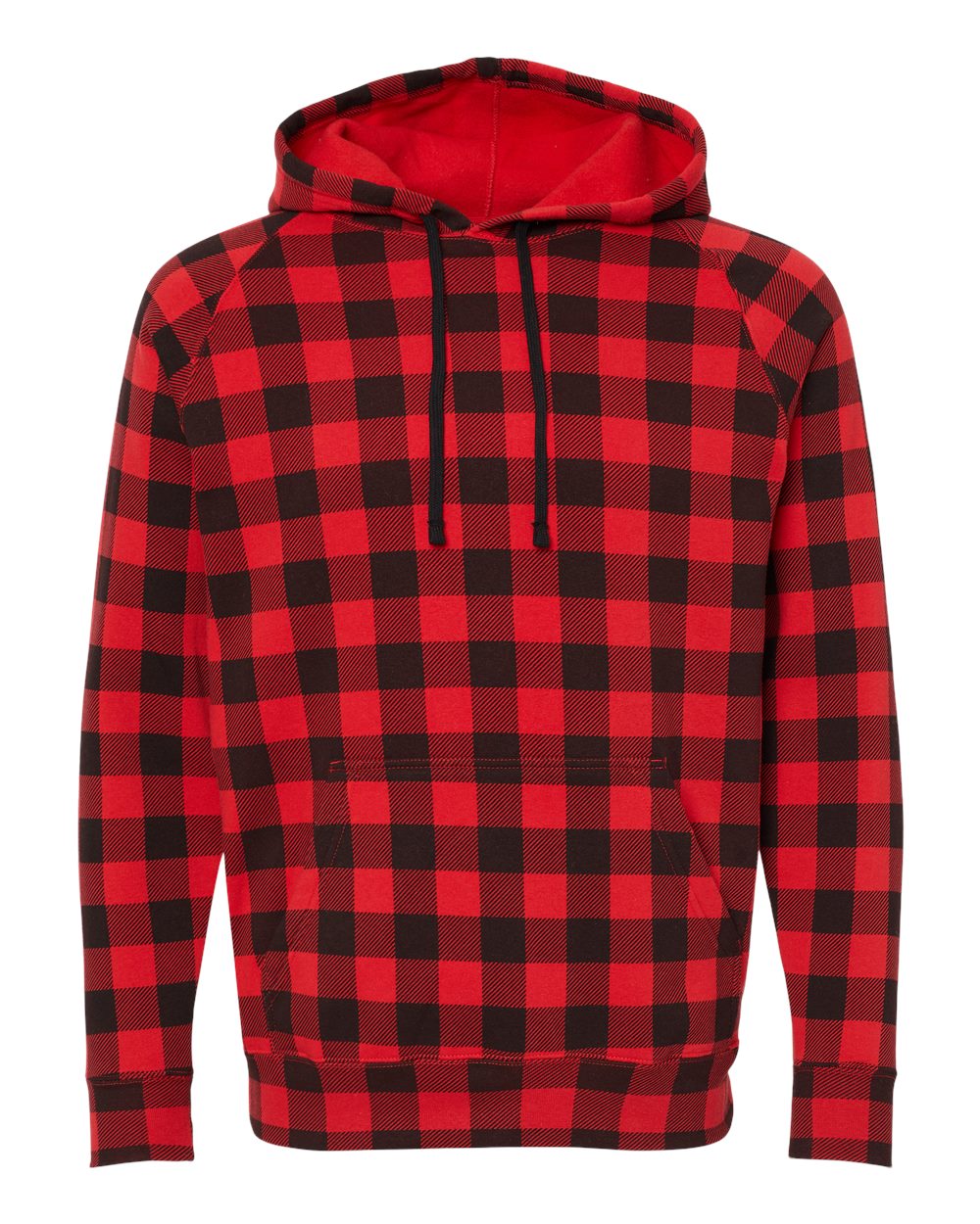 Buffalo Plaid Double Hoodie-Red – Alaskan Apparel