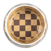Chewy Vuiton Dog Bowl Checker Pattern