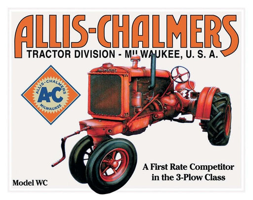 Allis Chalmers - Model U - Milwaukee USA Sign Indoor/Outdoor