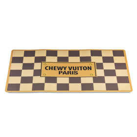 Chewy Vuiton Placemat Checker Pattern