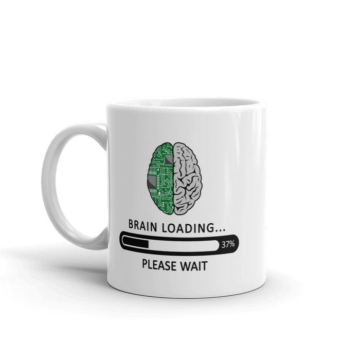 Brain Loading Please Wait Coffee Mug