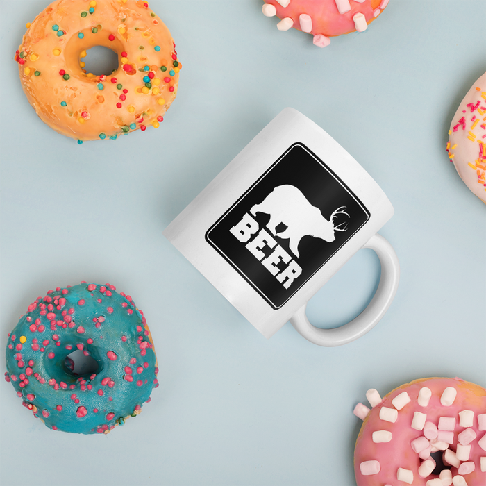 Bear + Deer = Beer Coffee Mug