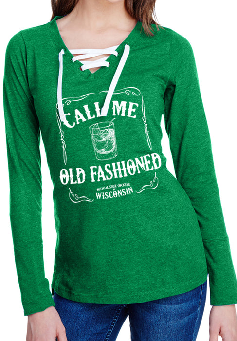 Call Me Old Fashioned Ladies Long Sleeve Laced