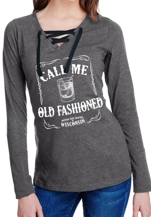 Call Me Old Fashioned Ladies Long Sleeve Laced