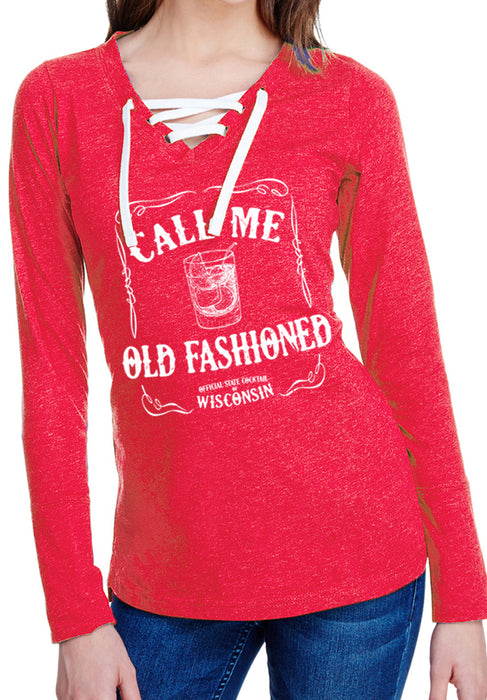 Call Me Old Fashioned Ladies Long Sleeve Laced