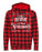 I'm Not Drunk I'm From Wisconsin Unisex Red Plaid Hoodie