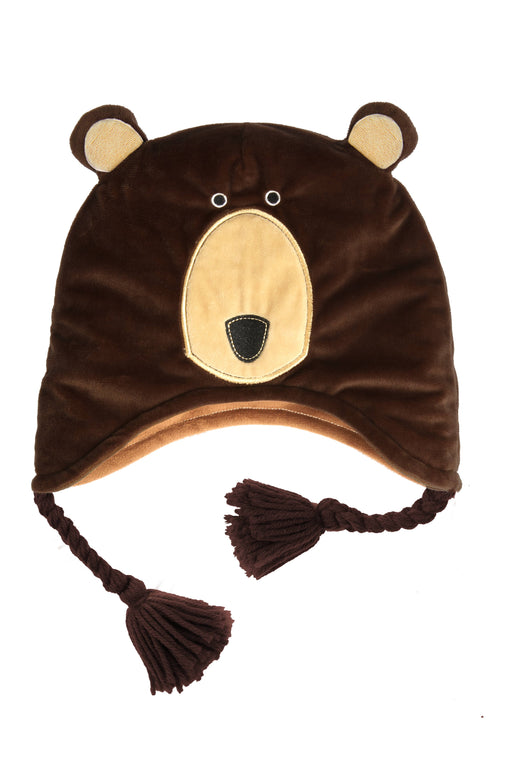 Chipmunk/Brown Bear Kids Winter Hat