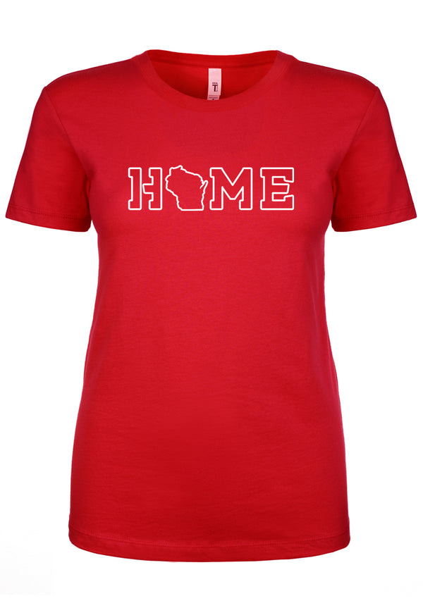 Wisconsin Home Ladies T-Shirt