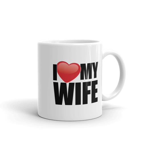 I Love My Wife Coffee Mug