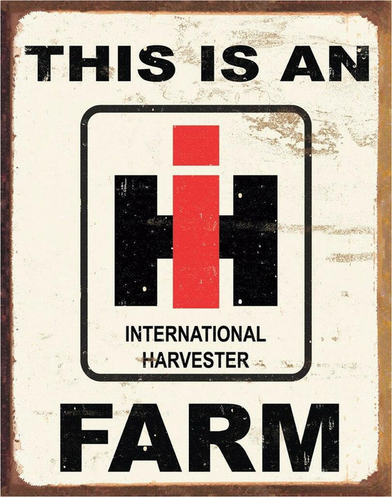 This Is An International Harvester Farm Sign Indoor/Outdoor