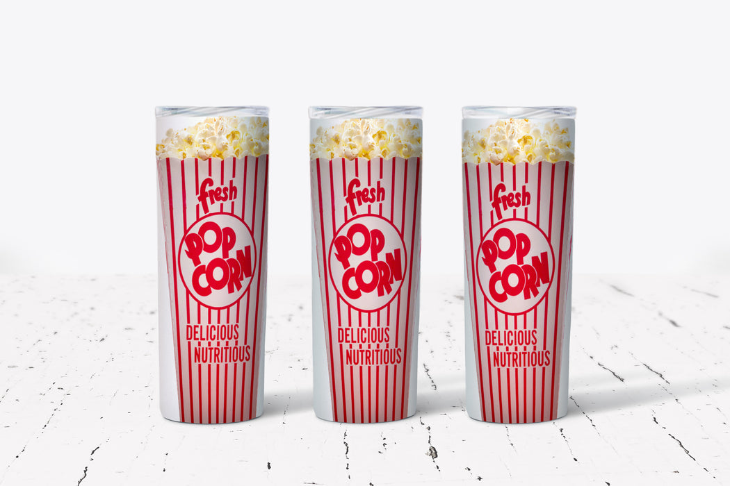 Pop Corn Stainless Steel Tumbler Hot/Cold Thermos