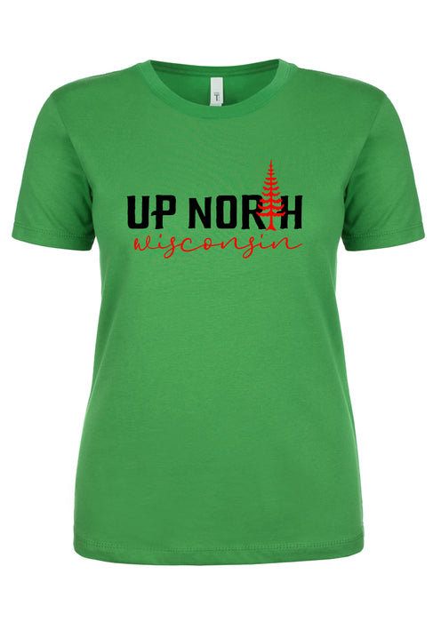 Up North Wisconsin Ladies T-Shirt