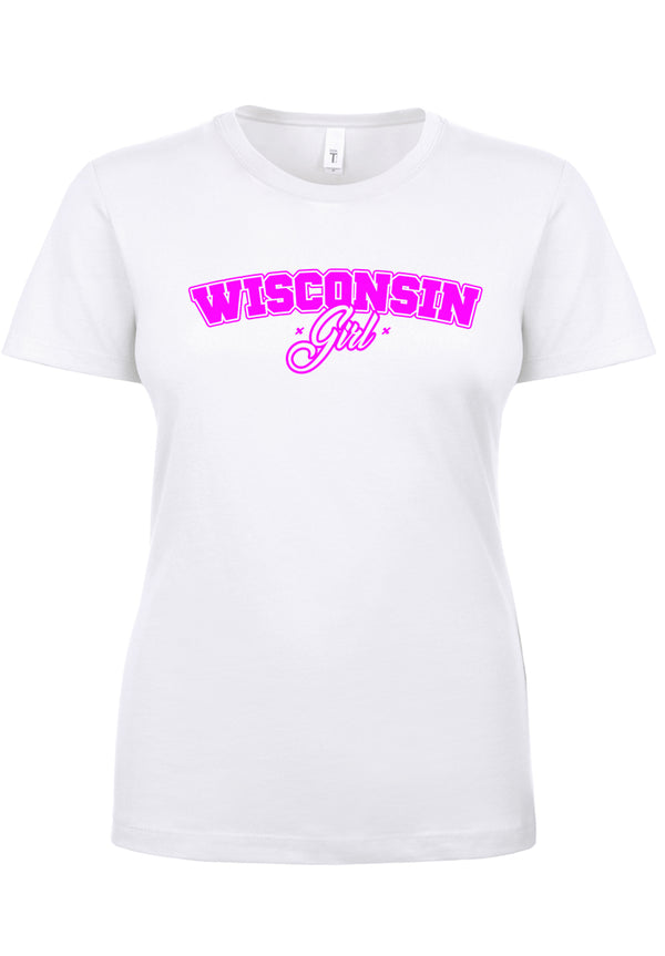 Wisconsin Girl Ladies T-Shirt
